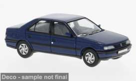 Peugeot  - 405 1987 blue - 1:87 - Brekina - pcx870747 - PCX870747 | Toms Modelautos