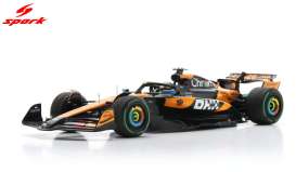 McLaren  - 2025 black/orange - 1:18 - Spark - 18S1112 - spa18S1112 | Toms Modelautos