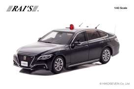 Toyota  - Crown 2022 black - 1:43 - Rai's - H7432202 - H7432202 | Toms Modelautos