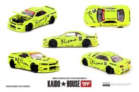 Nissan  - Skyline lime - 1:64 - Mini GT - KHMG241 - MGTKHMG241 | Toms Modelautos