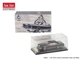 Lincoln  - Continental Town Car 1979 black - 1:64 - SunStar - 60001 - sun60001 | Toms Modelautos