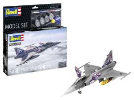 Planes  - Saab Jas-39C Gripen  - 1:72 - Revell - Germany - 63776 - revell63776 | Toms Modelautos