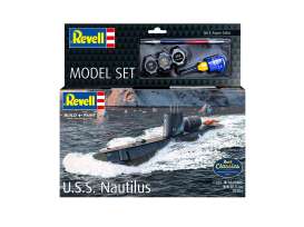 U.S.S.  - Nautilus  - 1:305 - Revell - Germany - 65184 - revell65184 | Tom's Modelauto's