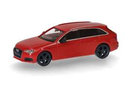 Audi  - A4 Avant red - 1:87 - Herpa - 28578-004 - herpa028578-004 | Toms Modelautos