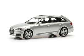 Audi  - A4 Avant silver - 1:87 - Herpa - 038577-005 - herpa038577-005 | Toms Modelautos