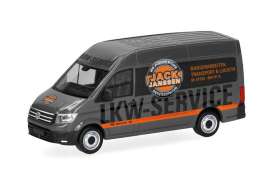 Volkswagen  - Crafter black/orange - 1:87 - Herpa - 099158 - herpa099158 | Toms Modelautos