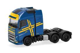 Volvo  - FH GL XL blue/yellow - 1:87 - Herpa - H318624-003 - herpa318624-003 | Toms Modelautos