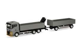 MAN  - TGX GN grey - 1:87 - Herpa - H320825 - herpa320825 | Toms Modelautos