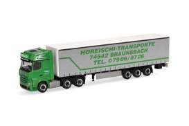 Mercedes Benz  - Actros green/grey - 1:87 - Herpa - H320856 - herpa320856 | Toms Modelautos