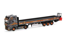 MAN  - TGX GX black/orange - 1:87 - Herpa - H320993 - herpa320993 | Toms Modelautos