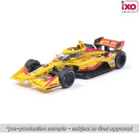 Dallara  - 2026 yellow/red - 1:64 - IXO America - IND64044 - IND64044 | Toms Modelautos