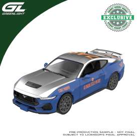 Ford  - Mustang 2024 blue/silver/orange - 1:64 - GreenLight - 30602 - gl30602 | Toms Modelautos