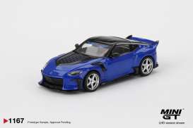 Nissan  - Fairlady Z 2024 blue - 1:64 - Mini GT - 01167R - MGT01167R | Toms Modelautos