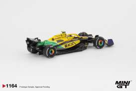 McLaren  - MCL38 2024 yellow/green - 1:64 - Mini GT - 01164L - MGT01164L | Toms Modelautos