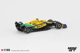 McLaren  - MCL38 2024 yellow/green - 1:64 - Mini GT - 01165BL - MGT01165BL | Toms Modelautos
