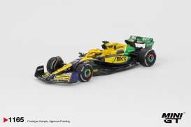 McLaren  - MCL38 2024 yellow/green - 1:64 - Mini GT - 01165L - MGT01165L | Toms Modelautos