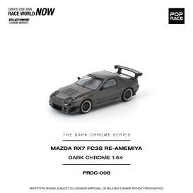 Mazda  - RX7-FC3S dark chrome - 1:64 - Pop Race Limited - PRDC008 - PRDC008 | Toms Modelautos