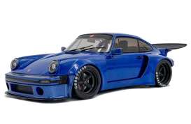 Porsche  - 911 2024 blue metallic - 1:18 - Solido - 1810503 - soli1810503 | Toms Modelautos