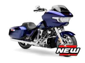 Harley Davidson  - CVO Road Glide 2022 blue - 1:18 - Maisto - 25910 - mai25910 | Toms Modelautos