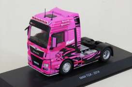 MAN  - TGX 2014 pink - 1:43 - Magazine Models - G1470008 - magG1470008 | Toms Modelautos