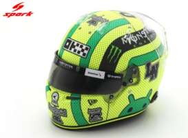 Helmet  - Lando Norris 2025 yellow/green - 1:5 - Spark - 5HF228 - spa5HF228 | Toms Modelautos