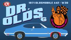 Oldsmobile  - 442 W30 1971 blue - 1:18 - Acme Diecast - A1805632 - acme1805632 | Toms Modelautos