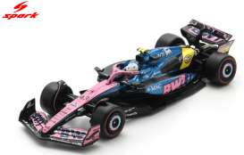 Alpine  - A525 2025 blue/pink - 1:64 - Spark - 64S096 - spa64S096 | Toms Modelautos