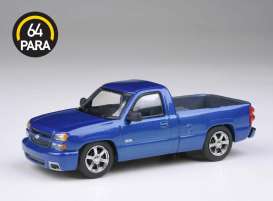 Chevrolet  - Silverado Single Cab 2006 ming blue - 1:64 - Para64 - 55833 - PB55833 | Toms Modelautos