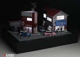diorama Accessoires - Takoyaki house various - 1:64 - Black Box Diorama - MO970102 - MO970102 | Toms Modelautos