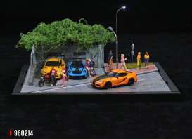 diorama Accessoires - Street-14 various - 1:64 - Black Box Diorama - MO960214 - MO960214 | Toms Modelautos