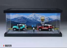 diorama Accessoires - Route 318 various - 1:64 - Black Box Diorama - MO960129 - MO960129 | Toms Modelautos