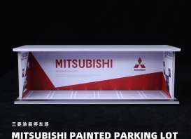 diorama Accessoires - Mitsubishi Painted Parking lot various - 1:64 - Black Box Diorama - MO914914 - MO914914 | Toms Modelautos