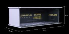 diorama Accessoires - RWB Livery Parking Lot various - 1:64 - Black Box Diorama - MO914916 - MO914916 | Toms Modelautos