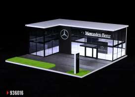 diorama Accessoires - Mercedes-Benz show room various - 1:64 - Black Box Diorama - MO936016 - MO936016 | Toms Modelautos