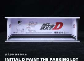 diorama Accessoires - Initial D parking lot with lig various - 1:64 - Black Box Diorama - MO914920 - MO914920 | Toms Modelautos