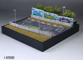 diorama Accessoires - Nurburging 02 various - 1:64 - Black Box Diorama - MO970201 - MO970201 | Toms Modelautos