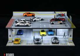 diorama Accessoires - Underground parking lot 05 various - 1:64 - Black Box Diorama - MO915005 - MO915005 | Toms Modelautos