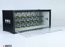diorama Accessoires - Multi-story car park container various - 1:64 - Black Box Diorama - MO400223 - MO400223 | Toms Modelautos