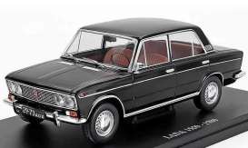 Lada  - 1500 1980 black - 1:24 - Magazine Models - Lada - mag24Lada | Tom's Modelauto's