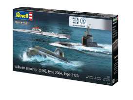   - Wilhelm Bauer,Type 206A,Class2  - 1:144 - Revell - Germany - 05186 - revell05186 | Toms Modelautos