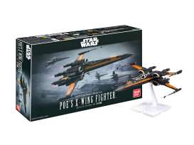   - Poe's X-Wing Fighter black/orange - 1:72 - Bandai - 01216 - bandai01216 | Toms Modelautos