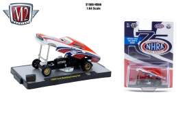 Ford  - Mustang 1969 red/white/blue - 1:64 - M2 Machines - 31500HS66 - M2-31500HS66 | Toms Modelautos