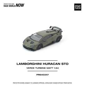 Lamborghini  - Huracan green - 1:64 - Pop Race Limited - PR640347 - PR640347 | Toms Modelautos