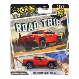Toyota  - Tacoma 2024 red - 1:64 - Hotwheels - JKF40 - hwmvJKF40 | Toms Modelautos