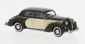 Opel  - Admiral 1938 brown/beige - 1:87 - Brekina - BRE20458 - brek20458 | Toms Modelautos