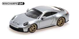 Porsche  - 911 (992.2) 2025 silver - 1:64 - Maxichamps - 640064232 - mc640064232 | Tom's Modelauto's