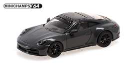 Porsche  - 911 (992.2) Carrera 2025 grey - 1:64 - Maxichamps - 640064021 - mc640064021 | Toms Modelautos