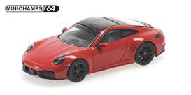 Porsche  - 911 (992.2) Carrera GTS 2025 red - 1:64 - Maxichamps - 640064120 - mc640064120 | Toms Modelautos