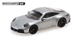Porsche  - 911 (992.2) Carrera GTS 2025 grey metallic - 1:64 - Maxichamps - 640064121 - mc640064121 | Toms Modelautos