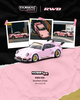 Porsche  - RWB 930 pink - 1:64 - Tarmac - T64-TL015-SC - TC-T64-TL015-SC | Toms Modelautos